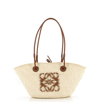 Loewe Anagram Basket Tote Raffia Small