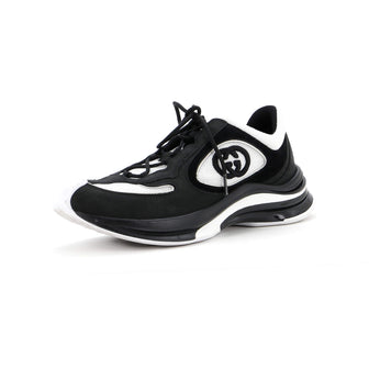 Gucci Women's Run Trainer Sneakers Technical Fabric and Suede