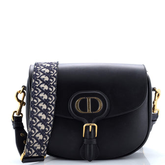 Christian Dior Bobby Flap Bag Leather Large