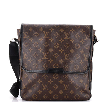 Louis Vuitton Bass Messenger Bag Macassar Monogram Canvas MM