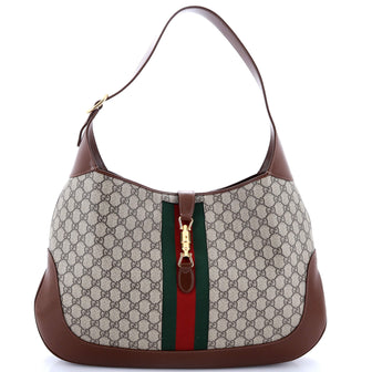Gucci Jackie 1961 Hobo GG Coated Canvas Large