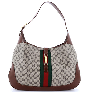 Gucci Jackie 1961 Hobo GG Coated Canvas Large