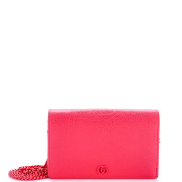 Gucci Petite GG Marmont Chain Wallet Leather Mini
