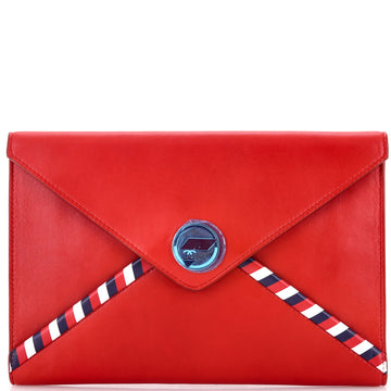 Chanel Airlines Envelope Clutch Lambskin Medium