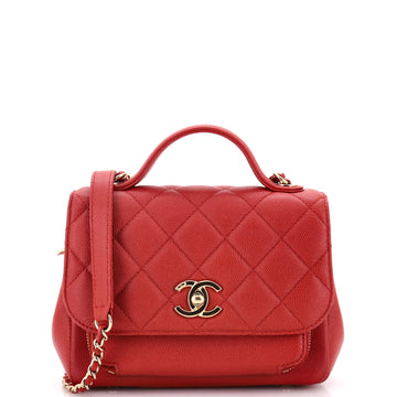 Chanel Business Affinity Flap Bag Quilted Caviar Mini
