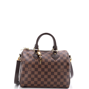 Louis Vuitton Speedy Bandouliere Bag Damier 25