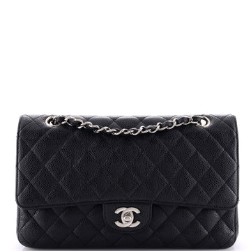 Chanel Classic Double Flap Bag Quilted Caviar Medium