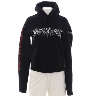 Vetements Women's Total Fucking Darkness Hoodie Printed Cotton
