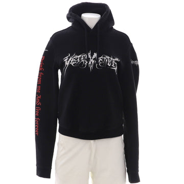 Vetements Women's Total Fucking Darkness Hoodie Printed Cotton
