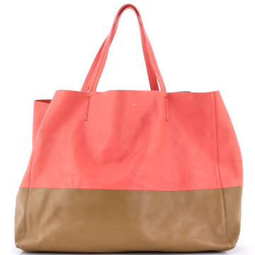 Celine Horizontal Bi-Cabas Tote Leather Large