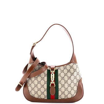 Gucci Jackie 1961 Hobo GG Coated Canvas Small
