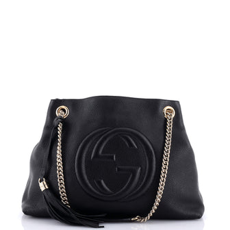 Gucci Soho Chain Strap Shoulder Bag Leather Medium
