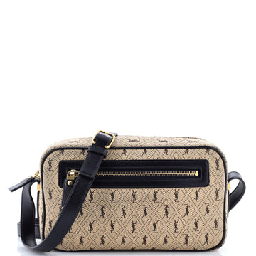Saint Laurent Camera Bag Monogram All Over Canvas Small