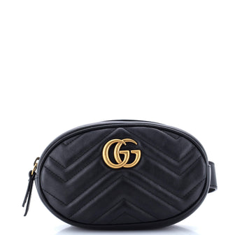 Gucci GG Marmont Belt Bag Matelasse Leather