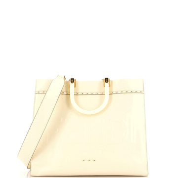 Fendi Sunshine Shopper Tote Studded Leather Medium