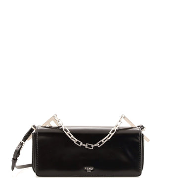 Fendi First Sight Cluth Bag Leather