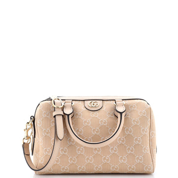 Gucci Ophidia Convertible Boston Bag GG Denim Small