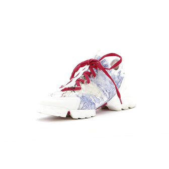 Christian Dior Women's D-Connect Sneakers Printed Technical Fabric