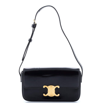 Celine Triomphe East-West Shoulder Bag Smooth Calfskin