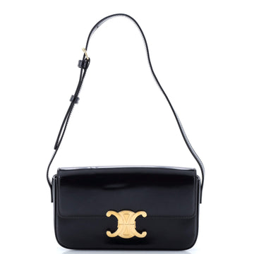Celine Triomphe East-West Shoulder Bag Smooth Calfskin