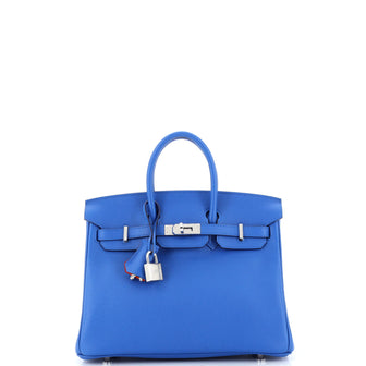 Hermes Birkin Handbag Verso Novillo with Palladium Hardware 25