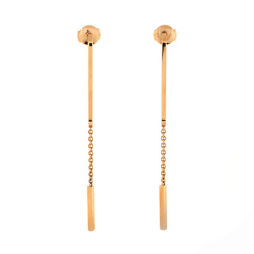 Hermes Ever Chaine d'Ancre Dangling Earrings 18K Rose Gold Medium
