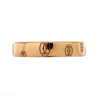 Cartier C de Cartier Happy Birthday Band Ring 18K Rose Gold 4mm