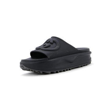 Gucci Interlocking G Platform Slide Sandals GG Rubber