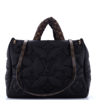 Louis Vuitton Pillow OnTheGo Tote Monogram Quilted Econyl Nylon MM