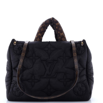 Louis Vuitton Pillow OnTheGo Tote Monogram Quilted Econyl Nylon MM