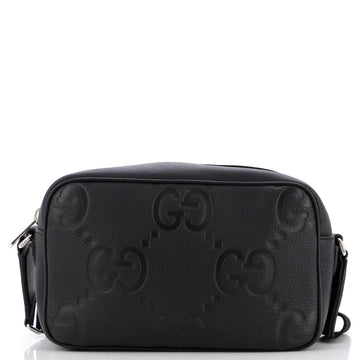 Gucci Signature Camera Bag GG Embossed Leather