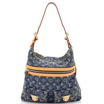 Louis Vuitton Baggy Handbag Denim GM