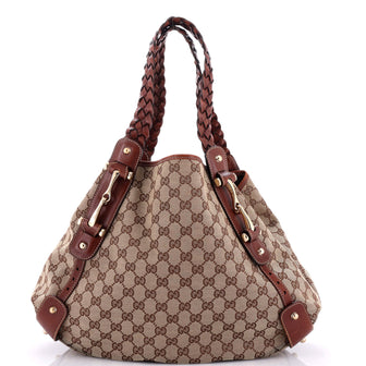 Gucci Pelham Shoulder Bag GG Canvas Large