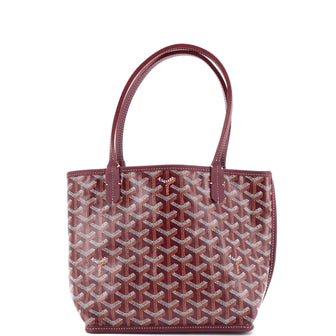 Goyard Anjou Reversible Tote Coated Canvas Mini