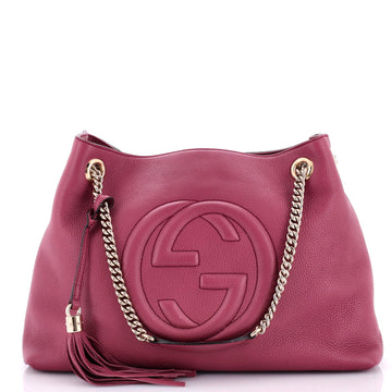 Gucci Soho Chain Strap Shoulder Bag Leather Medium