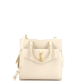 Saint Laurent Uptown Tote Leather Small