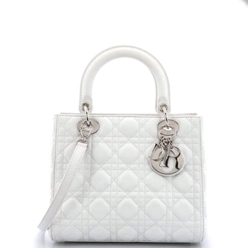 Christian Dior Lady Dior Bag Cannage Quilt Lambskin Medium