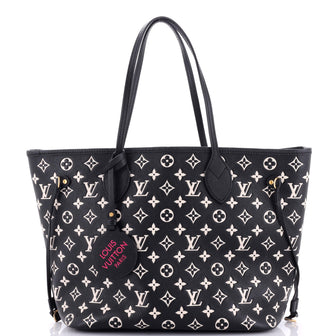 Louis Vuitton Neverfull NM Tote Spring in the City Monogram Empreinte Leather MM