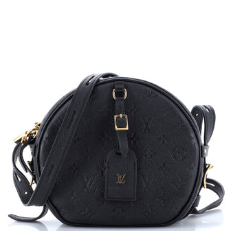 Louis Vuitton Boite Chapeau Souple Bag Monogram Empreinte Leather MM