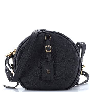 Louis Vuitton Boite Chapeau Souple Bag Monogram Empreinte Leather MM