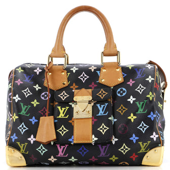 Louis Vuitton Speedy Handbag Monogram Multicolor 30