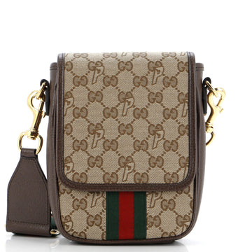 Gucci x Palace Web Flap Messenger GG-P Canvas Small