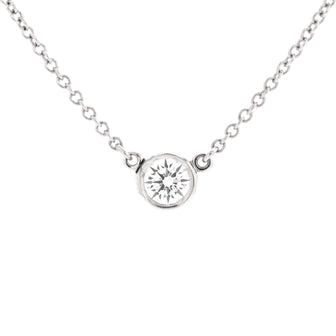 Tiffany & Co. Elsa Peretti Diamonds By The Yard Pendant Necklace Platinum with Diamond 0.20-0.29CT