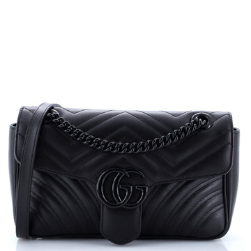 Gucci GG Marmont Flap Bag Matelasse Leather Medium