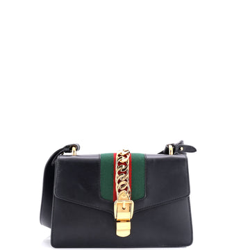 Gucci Sylvie Shoulder Bag Leather Small