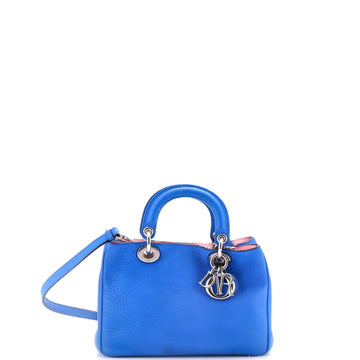 Christian Dior Diorissimo Tote Pebbled Leather Mini