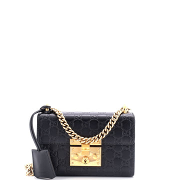 Gucci Padlock Shoulder Bag Guccissima Leather Small