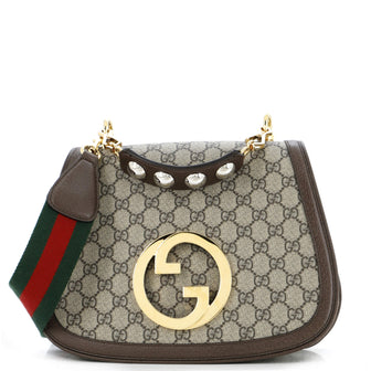 Gucci Blondie NM Top Handle Bag GG Coated Canvas Medium