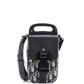 Christian Dior Saddle Backpack Oblique Canvas Mini