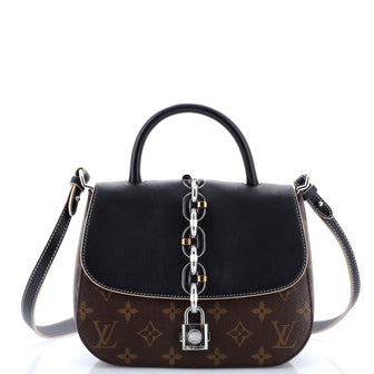 Louis Vuitton Chain It Handbag Monogram Canvas with Leather PM
